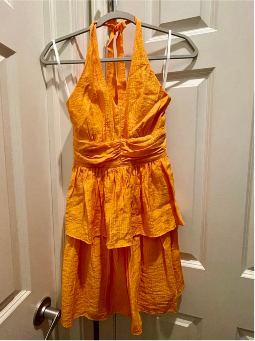 BCX Juniors Textured Halter-Style Mini Dress, Size Small, NWT